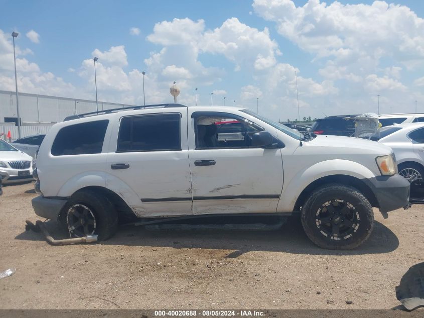 2008 Dodge Durango Sxt VIN: 1D8HD38KX8F105461 Lot: 40020688