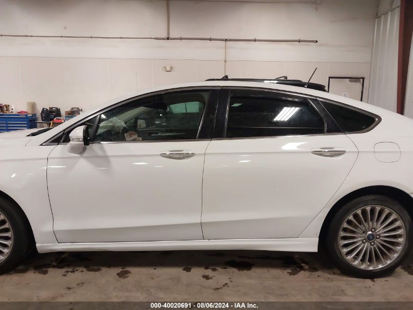 2014 Ford Fusion Titanium VIN: 3FA6P0K99ER235706 Lot: 40020691