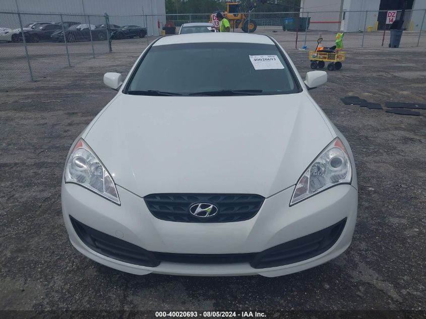 2011 Hyundai Genesis 2.0T VIN: KMHHT6KD0BU064513 Lot: 40020693