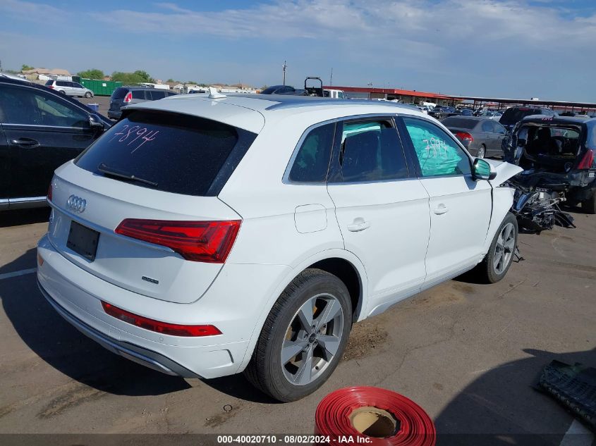 2022 Audi Q5 Premium Plus 40 VIN: WA1BBAFY7N2132166 Lot: 40020710