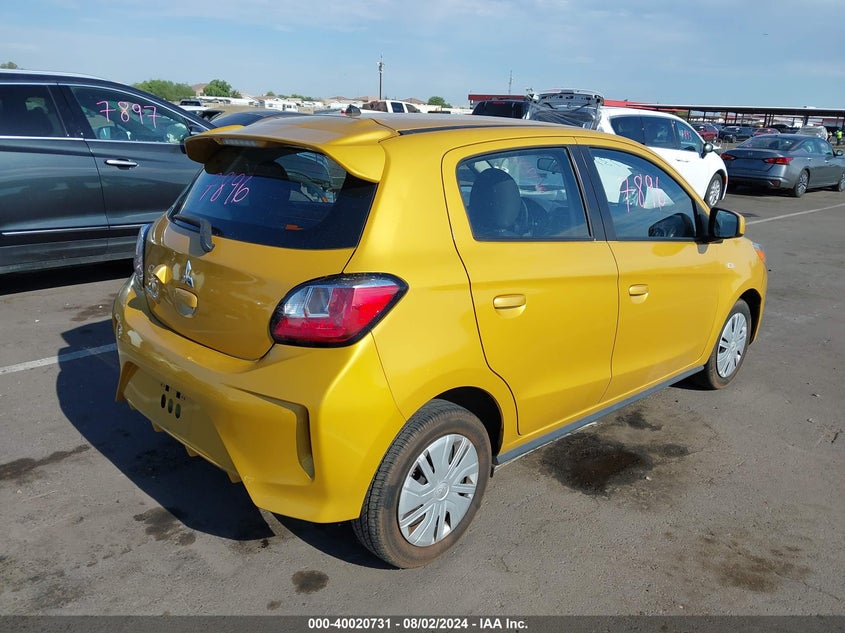 2021 MITSUBISHI MIRAGE 1.2L I3   N(VIN: ML32AUHJ0MH006885