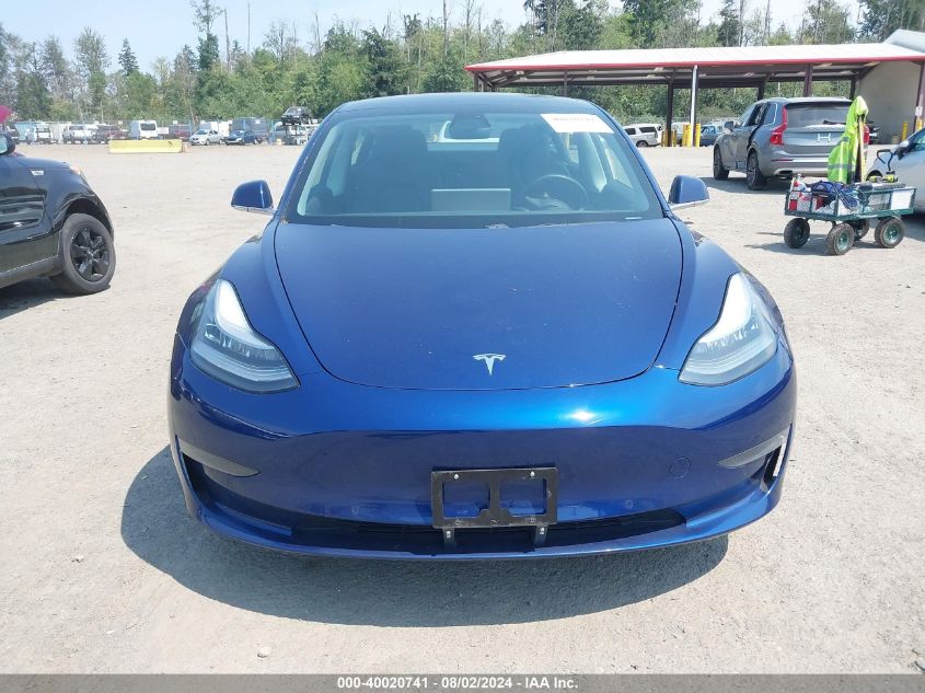 2019 Tesla Model 3 Long Range/Mid Range/Standard Range/Standard Range Plus VIN: 5YJ3E1EA5KF435459 Lot: 40020741