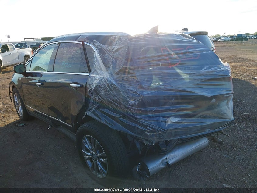 VIN 1GYKNCRS9NZ106945 2022 CADILLAC XT5 FWD PREMIUM LUXURY