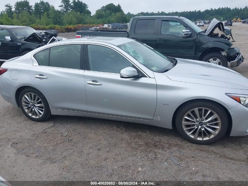 2019 Infiniti Q50 3.0T Luxe VIN: JN1EV7AR8KM559534 Lot: 40020882