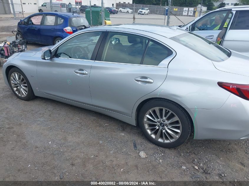 2019 Infiniti Q50 3.0T Luxe VIN: JN1EV7AR8KM559534 Lot: 40020882