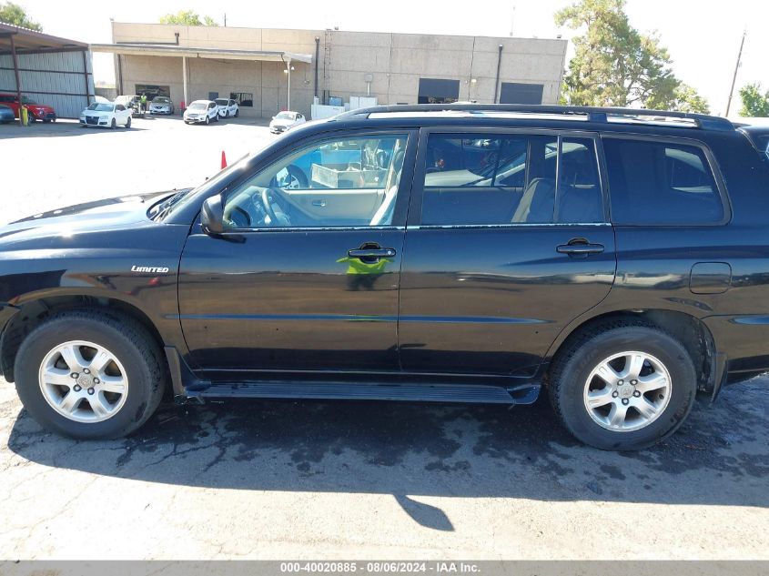 2003 Toyota Highlander Limited V6 VIN: JTEHF21A130128865 Lot: 40020885