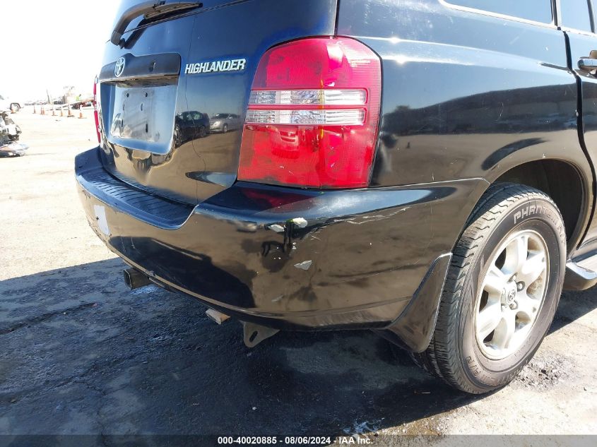 2003 Toyota Highlander Limited V6 VIN: JTEHF21A130128865 Lot: 40020885