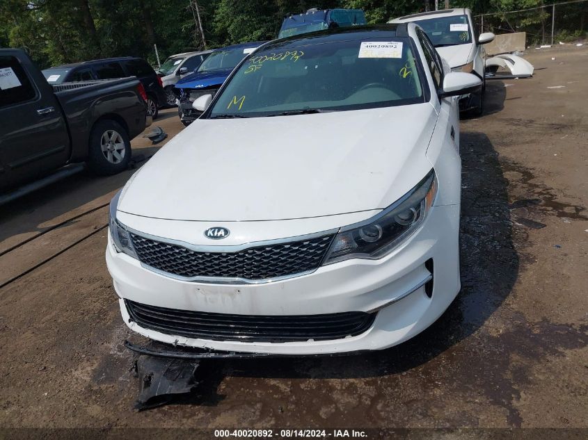 2016 Kia Optima Ex VIN: 5XXGU4L30GG001383 Lot: 40020892