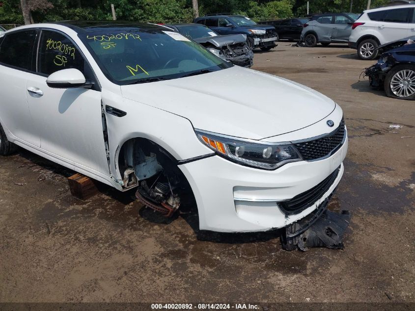 2016 Kia Optima Ex VIN: 5XXGU4L30GG001383 Lot: 40020892