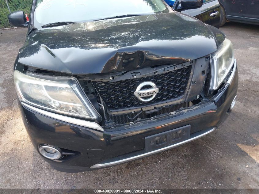 2014 Nissan Pathfinder Sl VIN: 5N1AR2MM4EC614599 Lot: 40020901