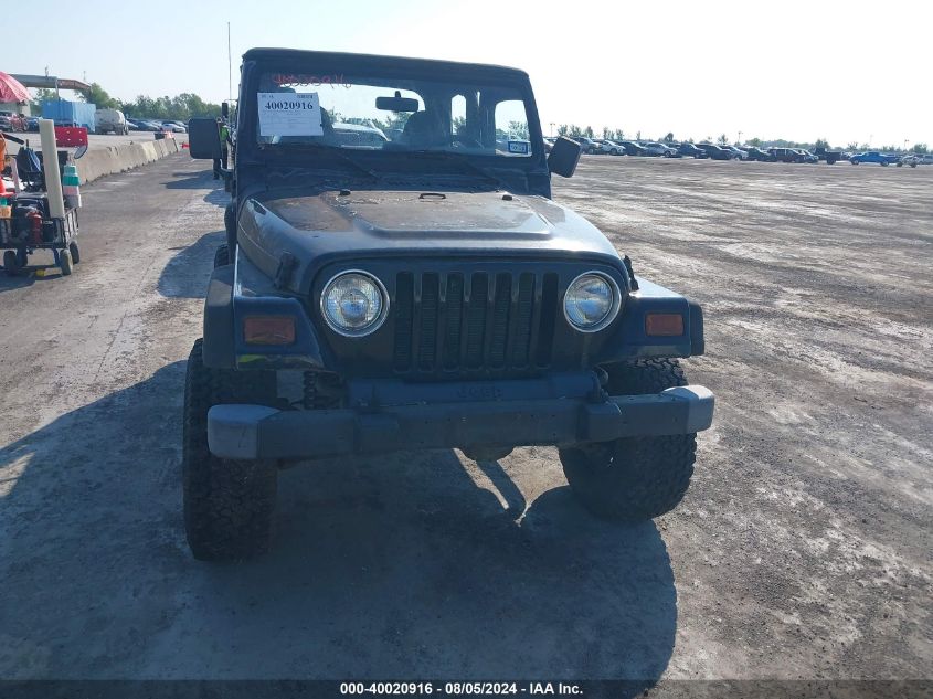 1997 Jeep Wrangler Sport VIN: 1J4FY19S3VP434578 Lot: 40020916