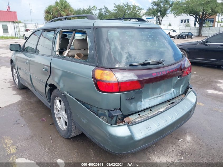 2004 Subaru Outback H6-3.0 L.l. Bean Edition VIN: 4S3BH806747637520 Lot: 40020919