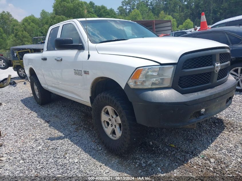 2017 Ram 1500 Tradesman Quad Cab 4X4 6'4 Box VIN: 1C6RR7FT6HS568400 Lot: 40020921