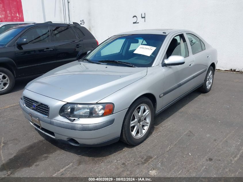 2002 Volvo S60 2.4T VIN: YV1RS58D522134056 Lot: 40020929