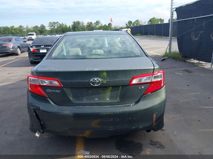 2013 Toyota Camry Le VIN: 4T1BF1FK7DU676994 Lot: 40020934