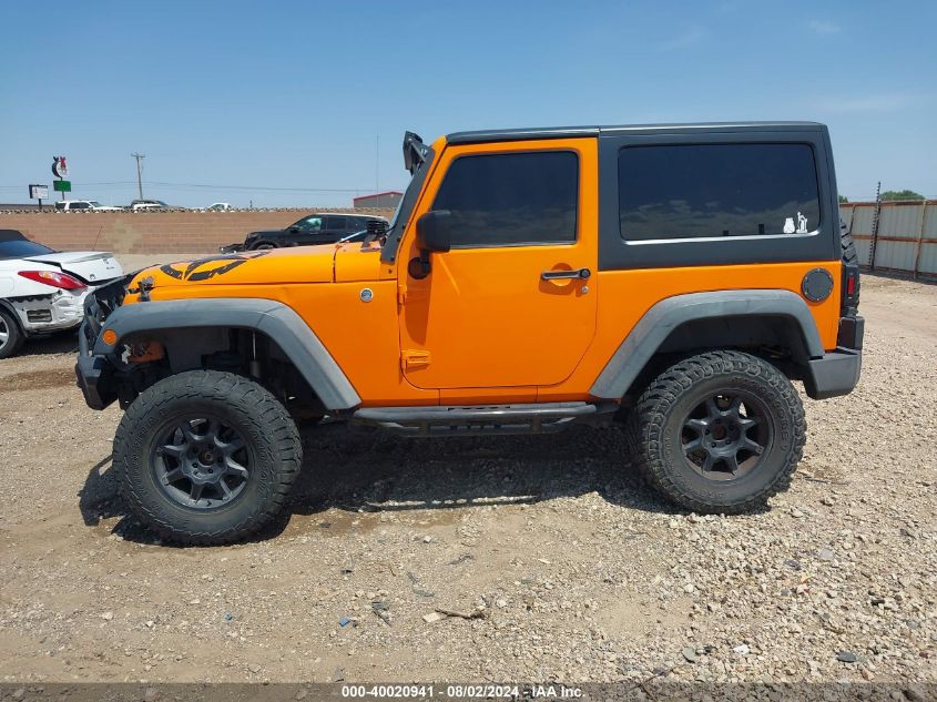 2012 Jeep Wrangler Sport VIN: 1C4AJWAG8CL245857 Lot: 40020941