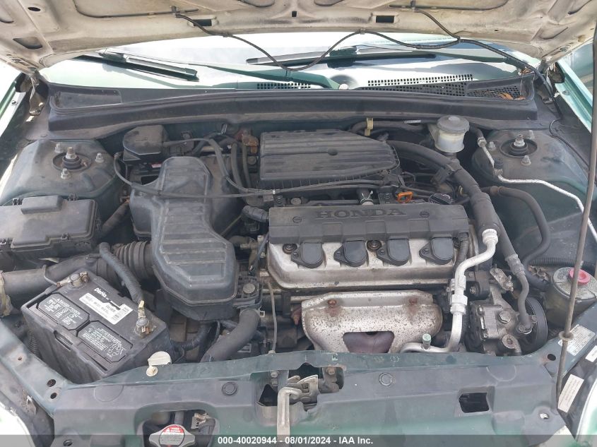 2HGES16591H610065 | 2001 HONDA CIVIC