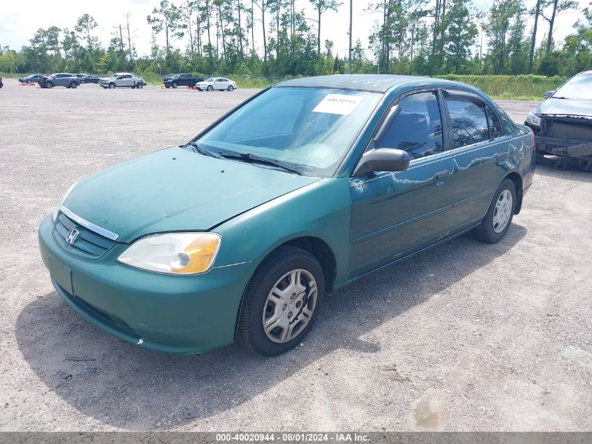 2HGES16591H610065 | 2001 HONDA CIVIC