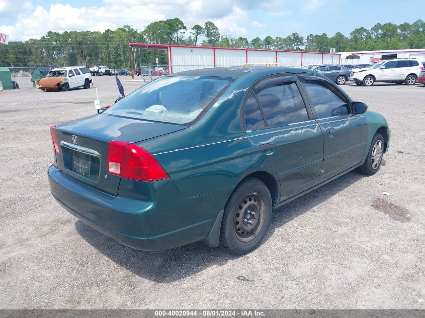 2HGES16591H610065 | 2001 HONDA CIVIC