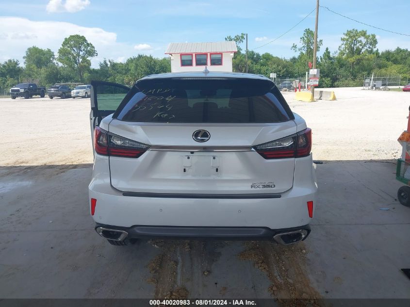 2018 Lexus Rx 350 VIN: 2T2ZZMCA8JC107082 Lot: 40020983