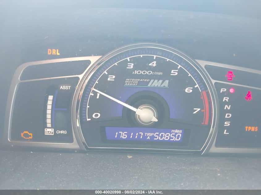 2009 Honda Civic Hybrid VIN: JHMFA36269S018049 Lot: 40020998