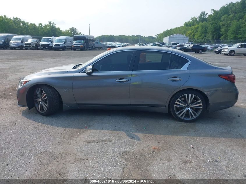 2019 Infiniti Q50 3.0T Sport VIN: JN1EV7AP1KM542184 Lot: 40021016