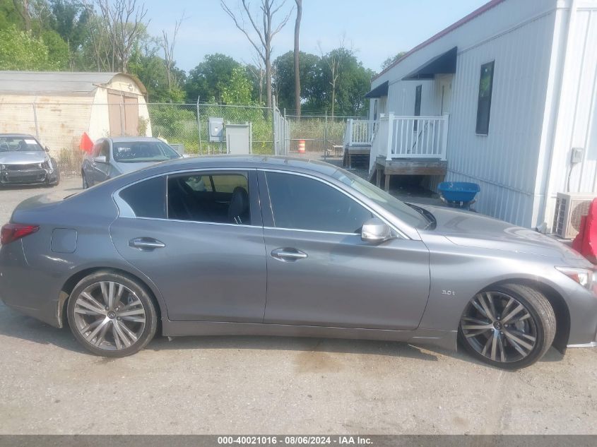 2019 Infiniti Q50 3.0T Sport VIN: JN1EV7AP1KM542184 Lot: 40021016