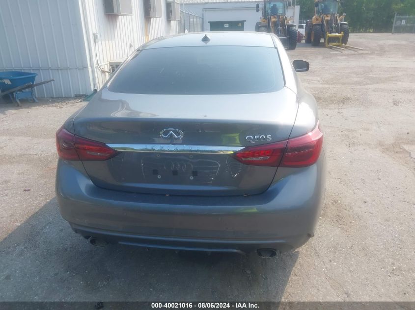 2019 Infiniti Q50 3.0T Sport VIN: JN1EV7AP1KM542184 Lot: 40021016