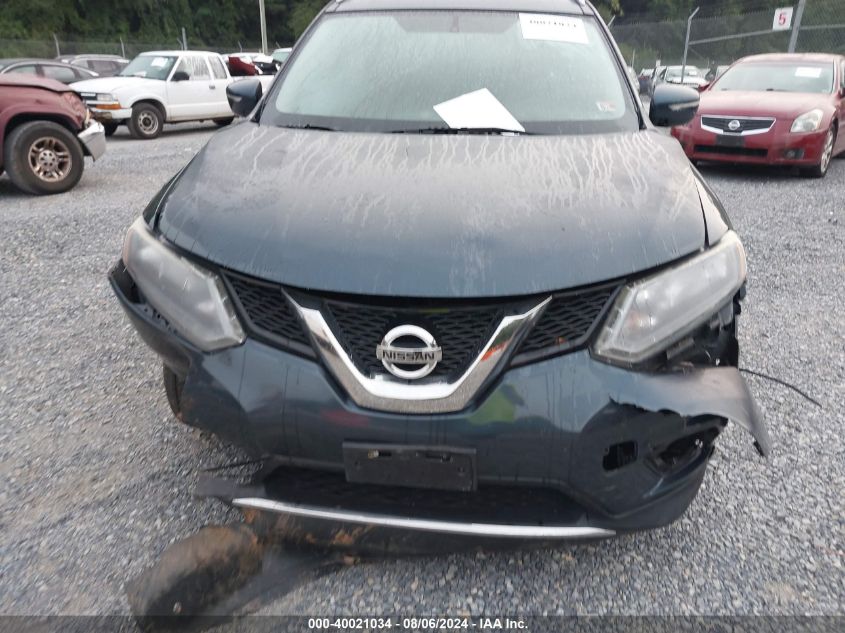 2015 Nissan Rogue Sv VIN: 5N1AT2MV2FC855881 Lot: 40021034