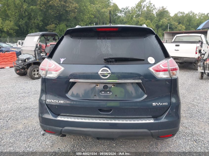 2015 Nissan Rogue Sv VIN: 5N1AT2MV2FC855881 Lot: 40021034