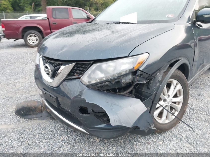 2015 Nissan Rogue Sv VIN: 5N1AT2MV2FC855881 Lot: 40021034