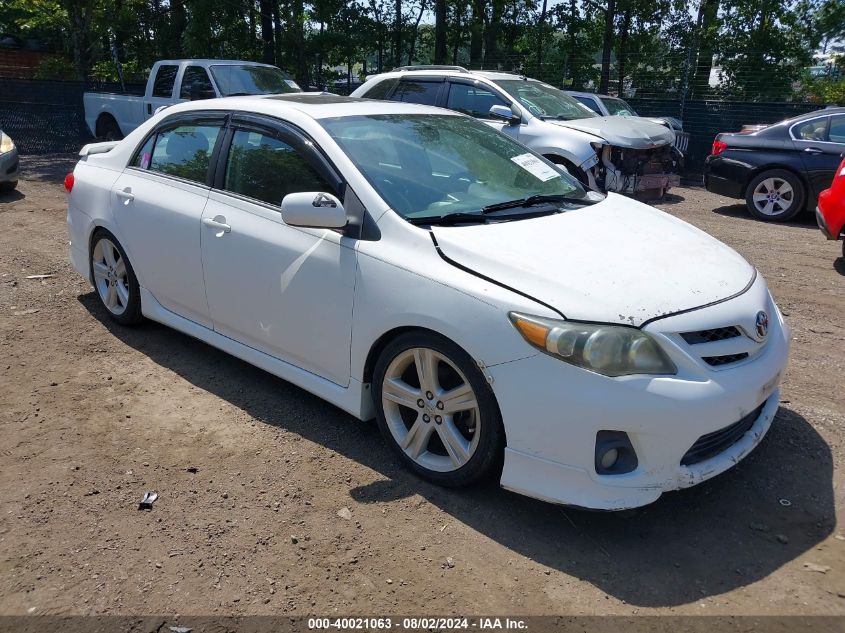 2013 TOYOTA COROLLA S - 2T1BU4EE7DC038748