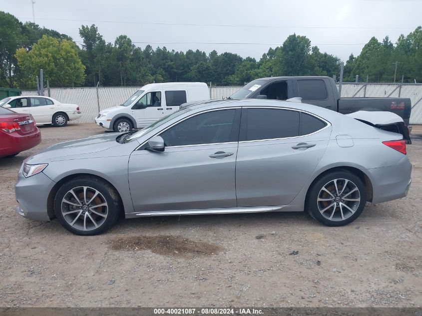 2018 Acura Tlx Tech Pkg VIN: 19UUB2F50JA003147 Lot: 40021087