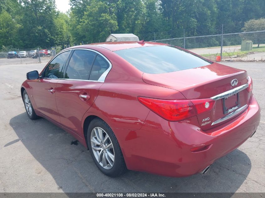 JN1BV7AR1EM690974 | 2014 INFINITI Q50