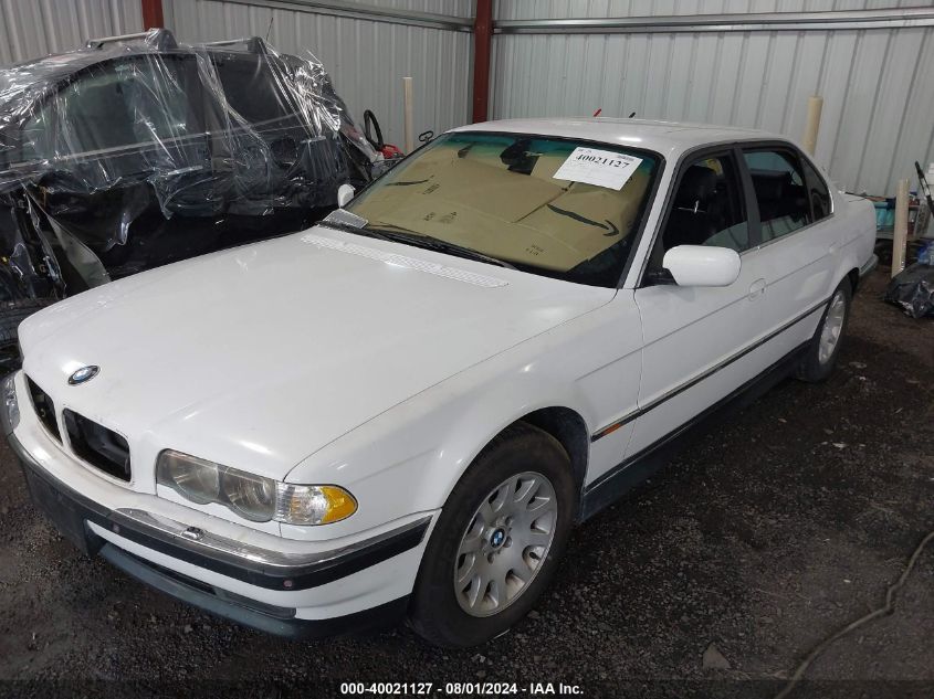 WBAGH8345YDP11893 | 2000 BMW 740IL