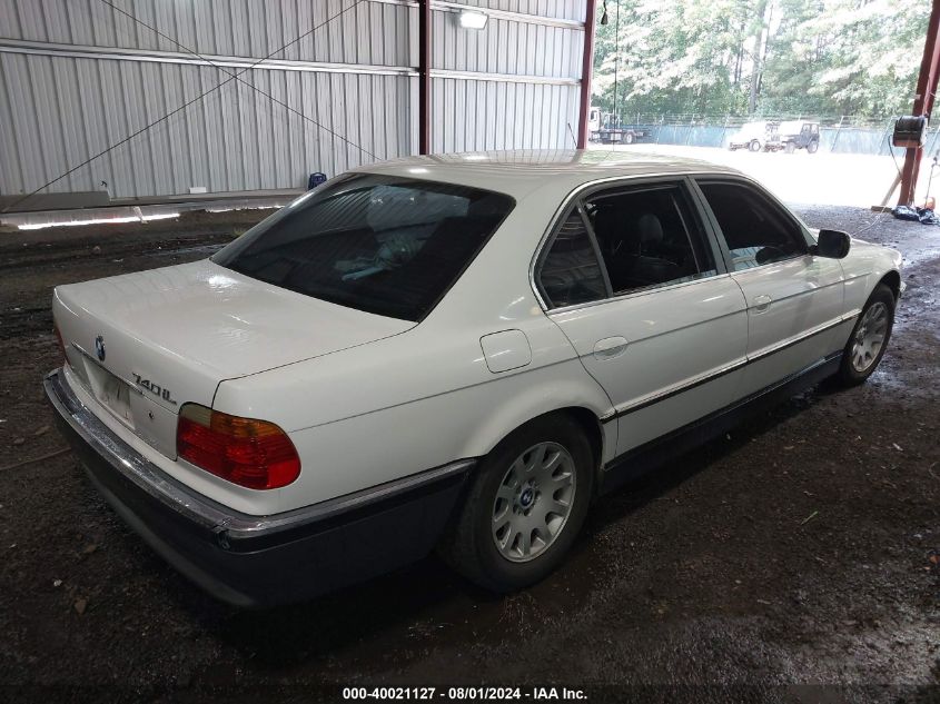 WBAGH8345YDP11893 | 2000 BMW 740IL