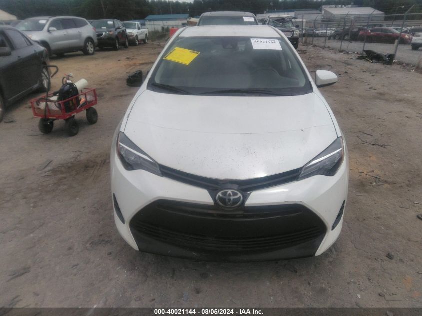 2017 Toyota Corolla Le VIN: 5YFBURHE2HP631531 Lot: 40021144