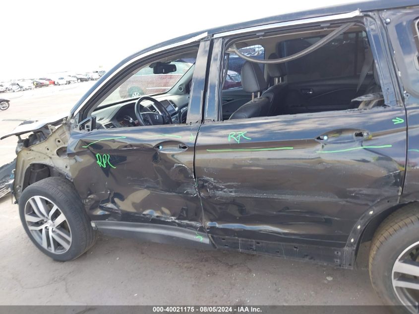 2016 Honda Pilot Touring VIN: 5FNYF5H93GB013984 Lot: 40021175