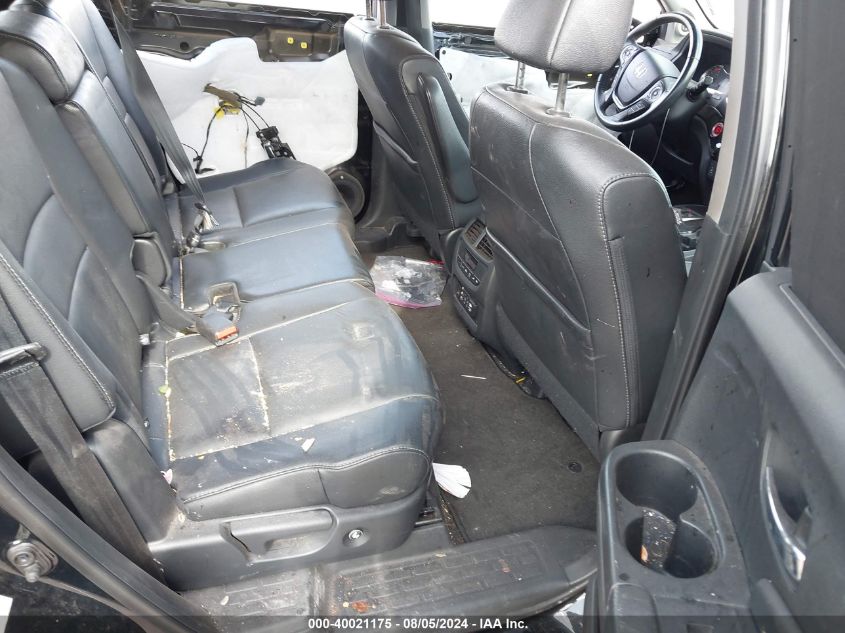 2016 Honda Pilot Touring VIN: 5FNYF5H93GB013984 Lot: 40021175