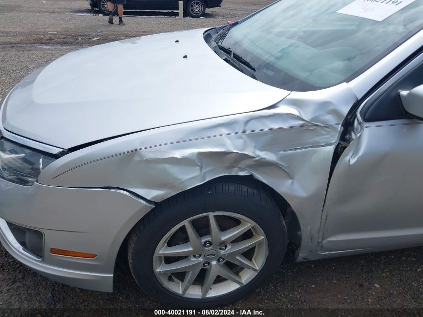 2012 Ford Fusion Sel VIN: 3FAHP0JA0CR262293 Lot: 40021191