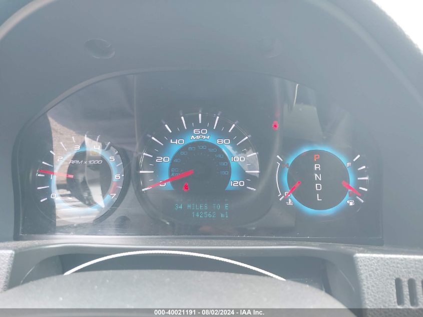 2012 Ford Fusion Sel VIN: 3FAHP0JA0CR262293 Lot: 40021191