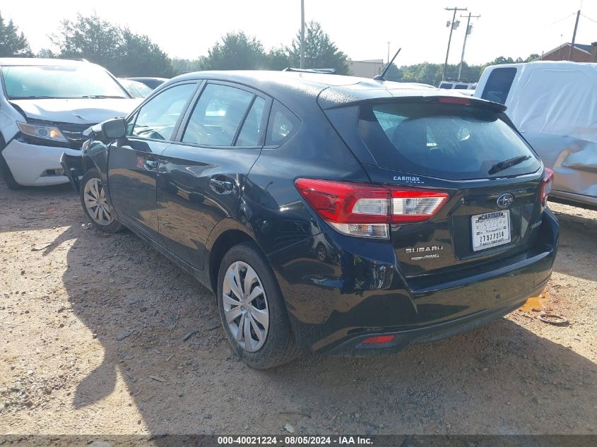 2019 Subaru Impreza 2.0I VIN: 4S3GTAA60K3729972 Lot: 40021224