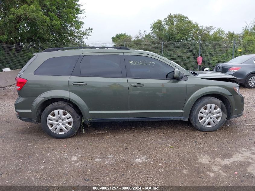 2019 Dodge Journey Se VIN: 3C4PDCBB9KT821123 Lot: 40021257