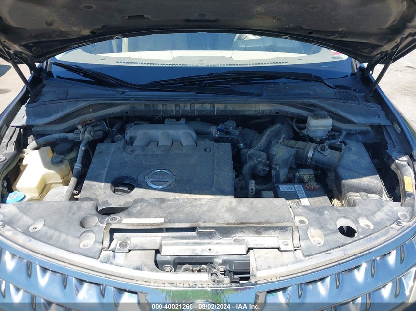 2007 Nissan Murano Sl VIN: JN8AZ08WX7W621471 Lot: 40021260