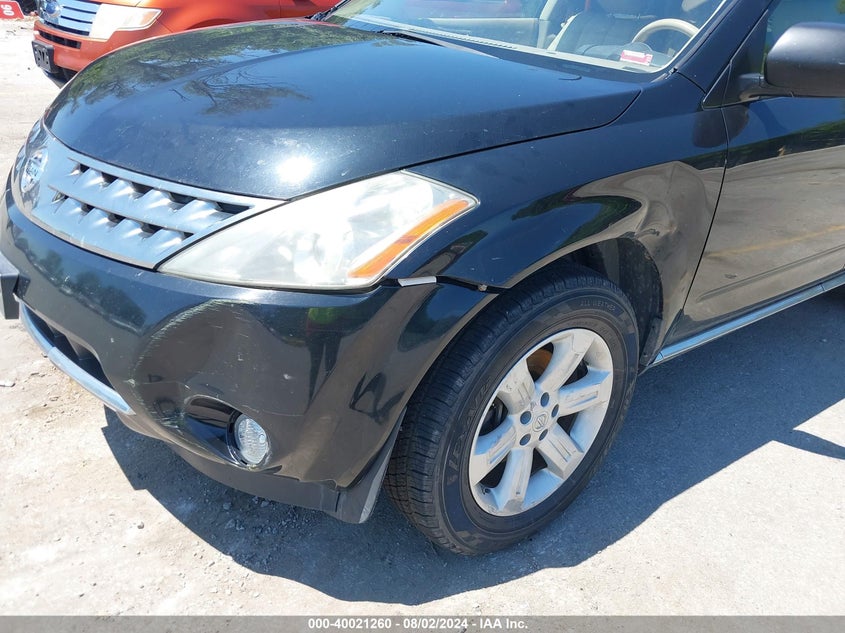 2007 Nissan Murano Sl VIN: JN8AZ08WX7W621471 Lot: 40021260