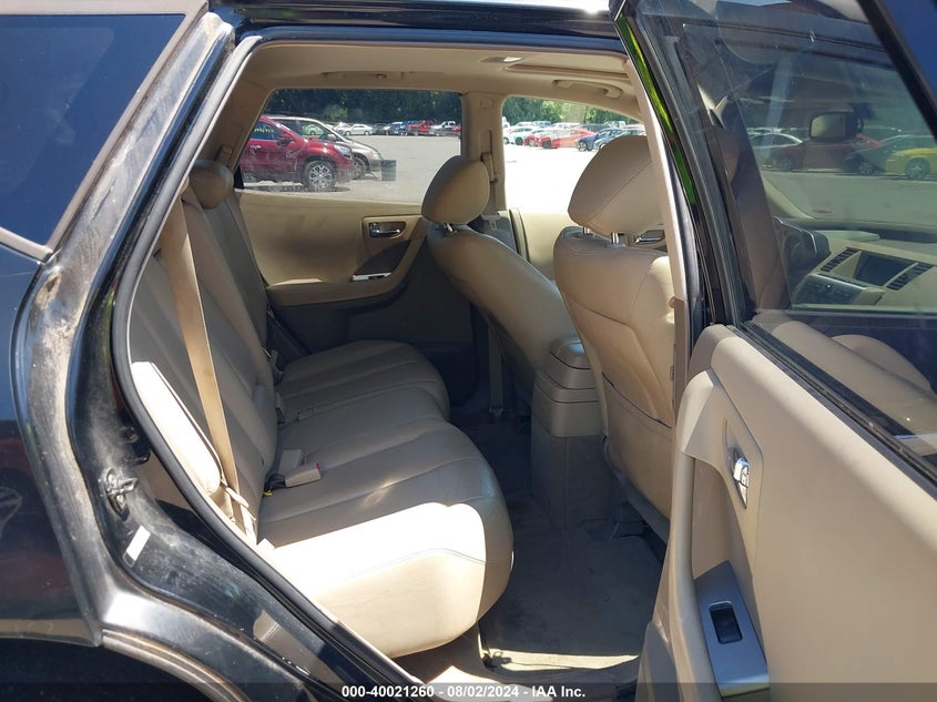 2007 Nissan Murano Sl VIN: JN8AZ08WX7W621471 Lot: 40021260