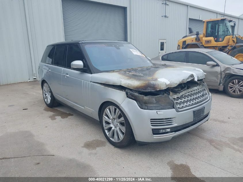 VIN SALGS2FV0HA352887 2017 Land Rover Range Rover,... no.1