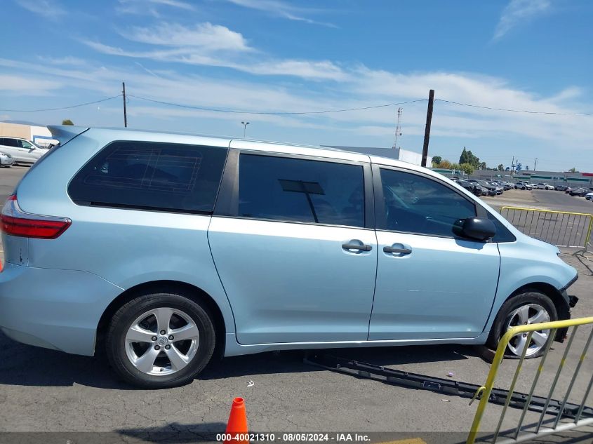 2017 Toyota Sienna L 7 Passenger VIN: 5TDZZ3DC1HS823211 Lot: 40021310