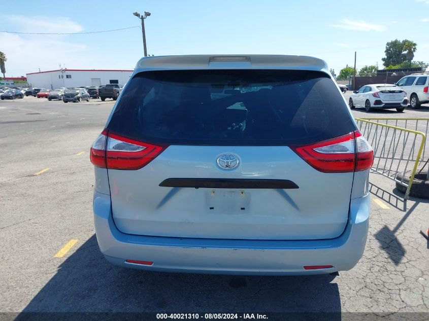 2017 Toyota Sienna L 7 Passenger VIN: 5TDZZ3DC1HS823211 Lot: 40021310