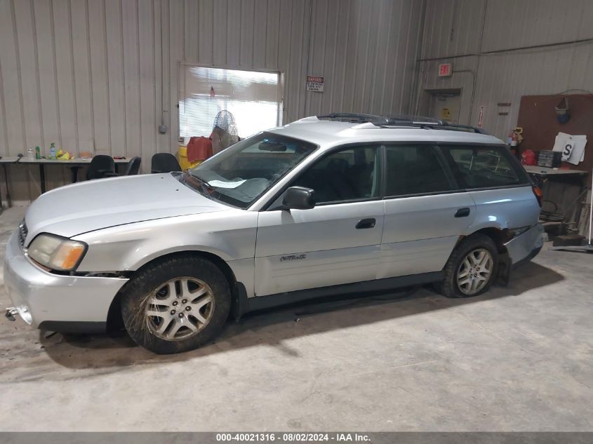 2004 Subaru Outback VIN: 4S3BH675147620813 Lot: 40021316